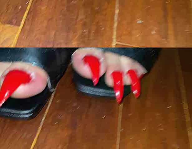 Compilation, including lengthy toenails claws, pumped butt and ramrod, self bang, cum in feet soles and mu