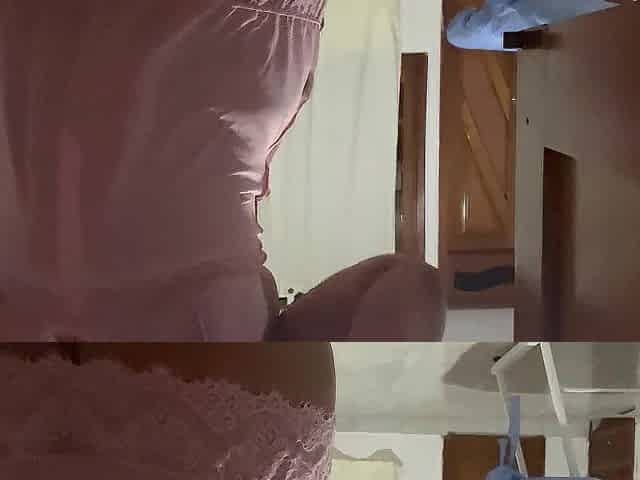 Camera catches BBW nurse exposed