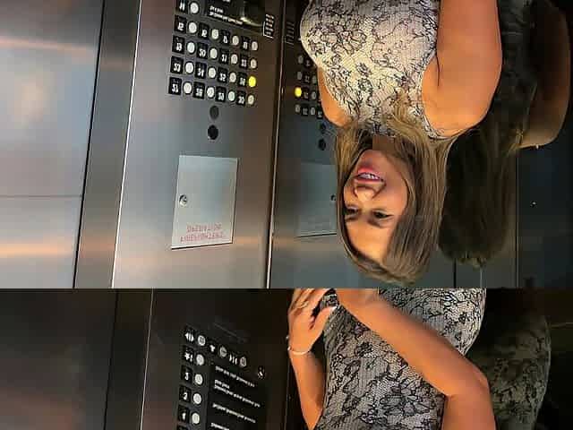 Elevator gal hook up! Don't tell your girlfriend BG