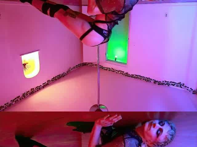 sissy femboy pole dance disrobe tease - ftm