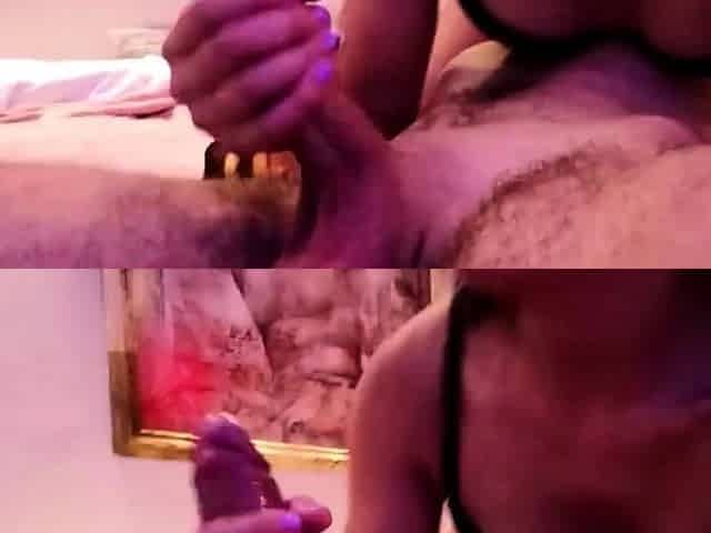 Hot Latina Babe Sucks Big Cock