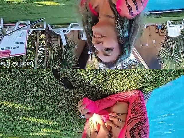 Tattooed cutie gets screwed in a naturist camp pool. Full movie scene on my Red page.