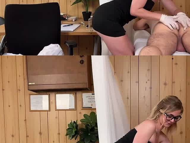 Cutie glasses babe deepthroating DILF
