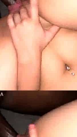 Big Titted Wife Sucking Her First BBC Dick dd