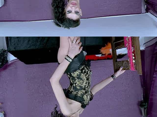 Jessica Blue: Pornstar Little Brunette Jessica Blue Doing a Hot Striptease