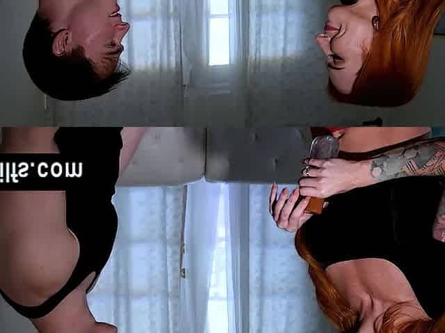 Outstanding ginger housewife gets her bubbly booty stuffed