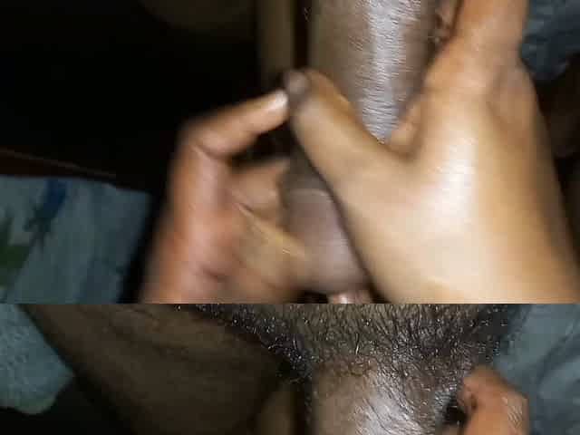 Aunty Giving Hand Job When Her Husband Not at Home