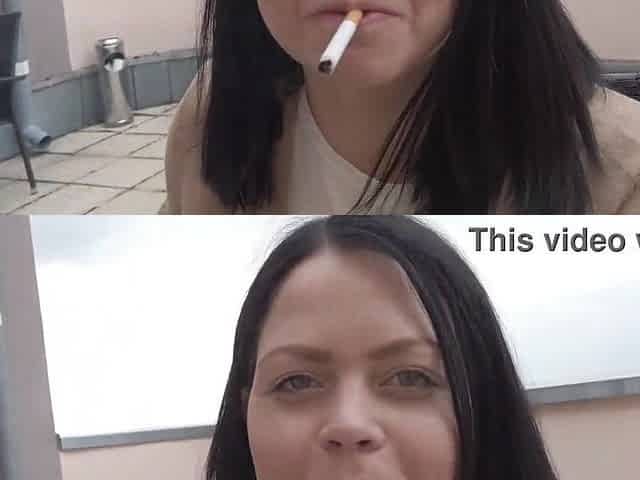 Smokin' on the taras with my girlfriend 2 Vids