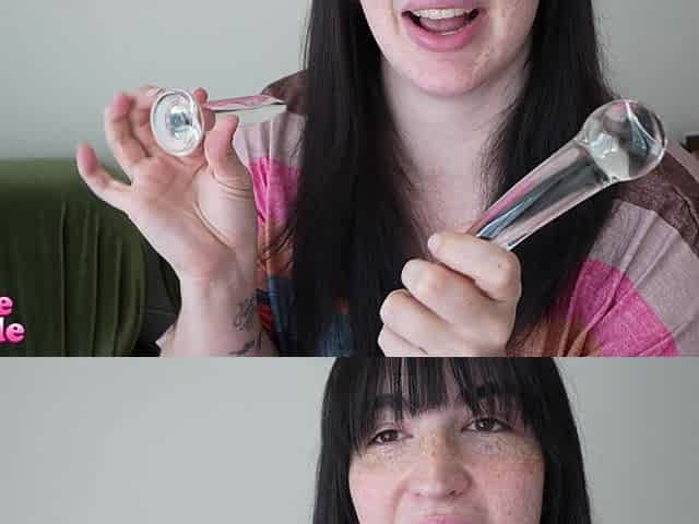 Anal Masturbation with Glass Toys