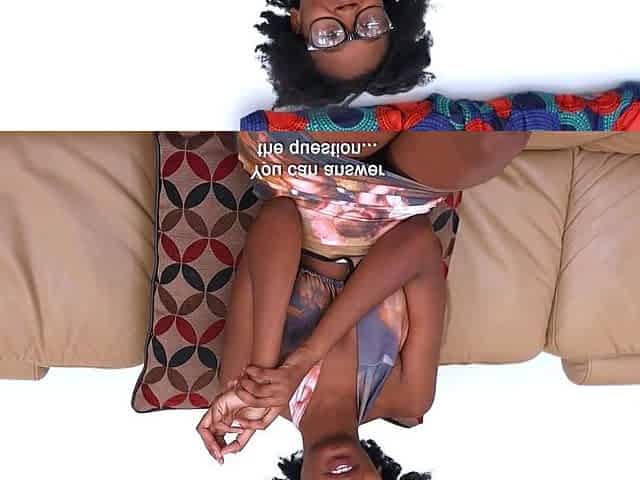 BIG TITS EBONY TEEN was just here to study