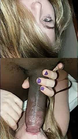 Blond Tries to Deepthroat 11 Inch BBC - embermae + elKonguito