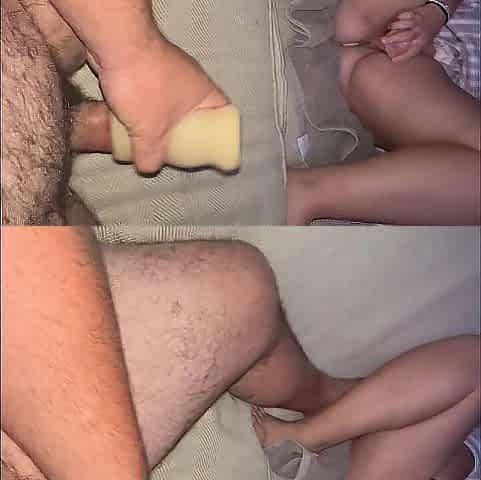 Hawt wife in underware gets banged hard and takes a giant facial.