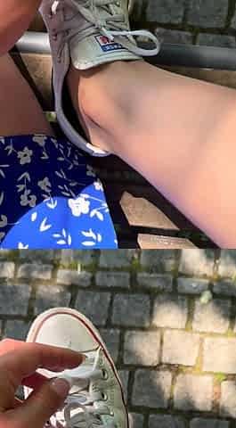 Foot fetish and masturbation