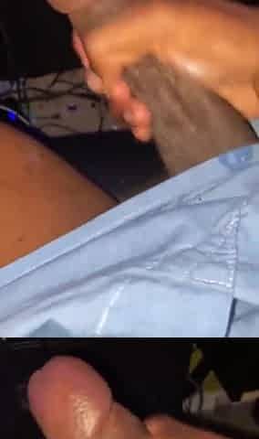 Ebony Chap with a Large Jock Full Masturbation Episode"