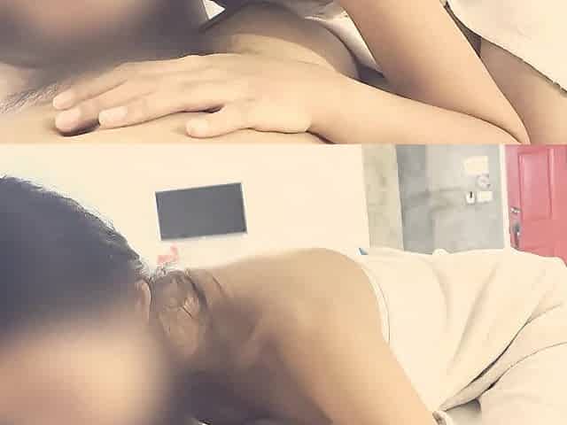 Secretly having sex with my boyfriend's ally. We met at a motel and had my ally film it.