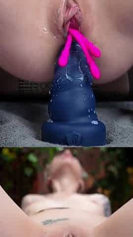Anal Stretch and Stuffing Pussy with Multiple Vibe Eggs