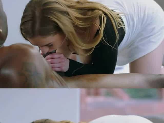 huge black cock gets top service