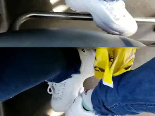 Take off Shoes in bus
