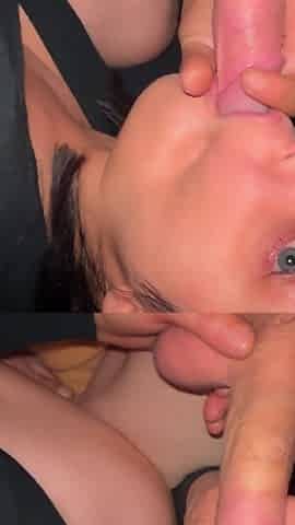 Why Watch Porn? My Real Wife Sucks My Cock at 3 Am - Authentic POV