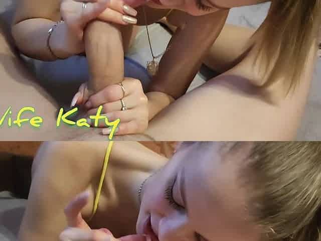 I Went to a Neighbor for a Morning Blowjob and He Finished in My Mouth Instead of Breakfast.