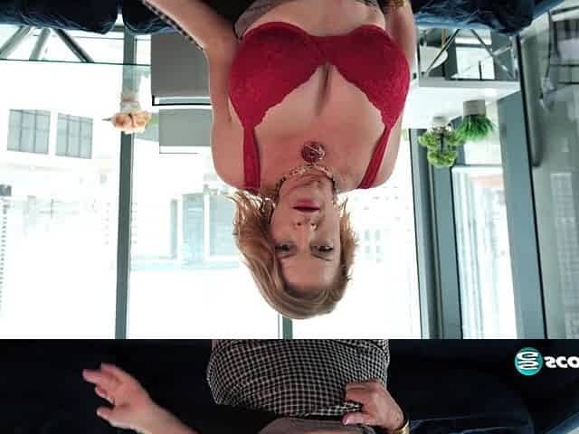 Large-titted fifty-year-old Heather Bonanza comes to 50PlusMILFs