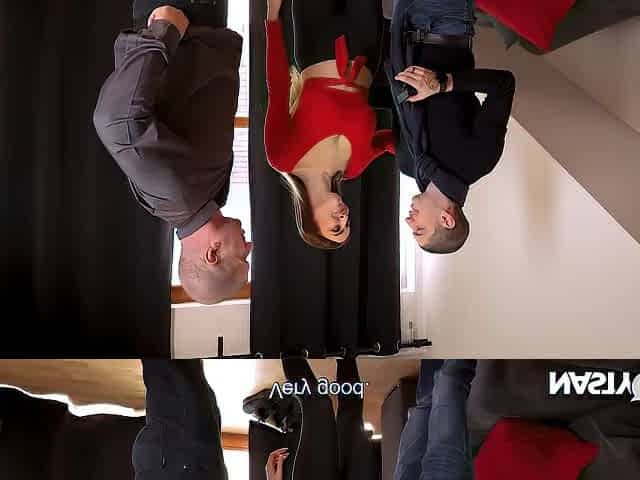 NastyClub - Sneaky Airbnb Three-some with Breasty Italian Tourist Marica Chanelle