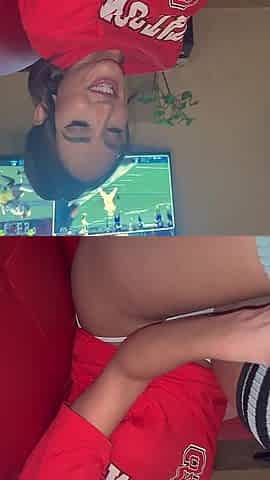 Amateur College Girl Fucks While Watching Football - Chloe Amour