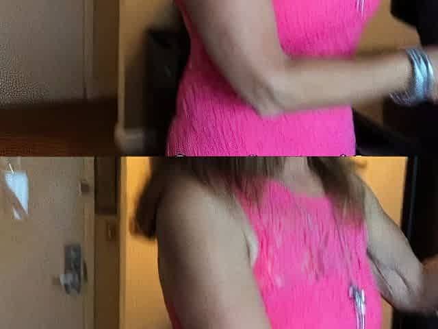 Big tit brunette MILF sucks and tit fucks a big cock
