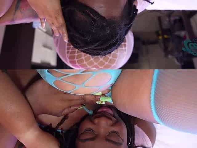 Black Beauty-on-Cutie Michaela Jace and Tsunami Mami