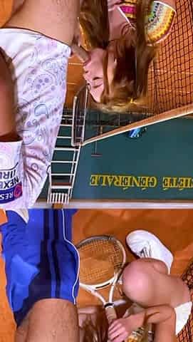 Callmeslooo Nailed By Tennis Player On The Court