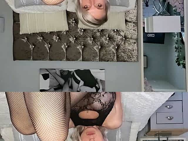 Horny big boobed fat chubby busty blonde