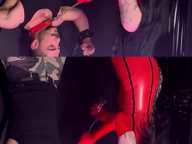 fellation avec faciale d une coquine en latex