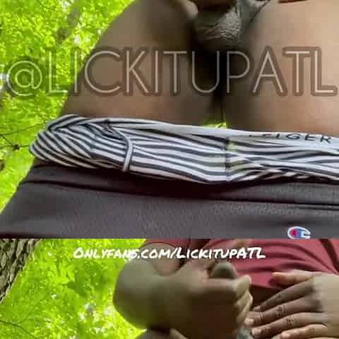 LickitupATL- DL Masturbating At The Park