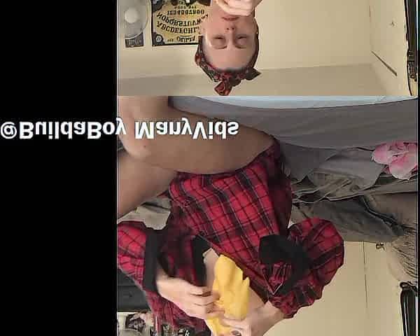 FTM Masturbates whilst wearing a skin care mask