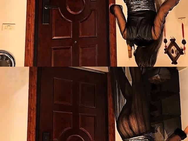 Delivery Guy's Surprise Transparent Dress Prank with a Twis