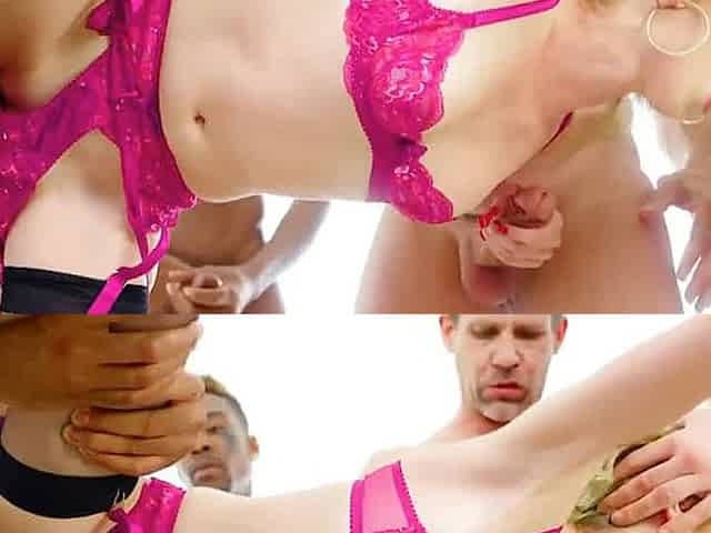 Angel Smalls Blonde Whore Gets Gang Banged