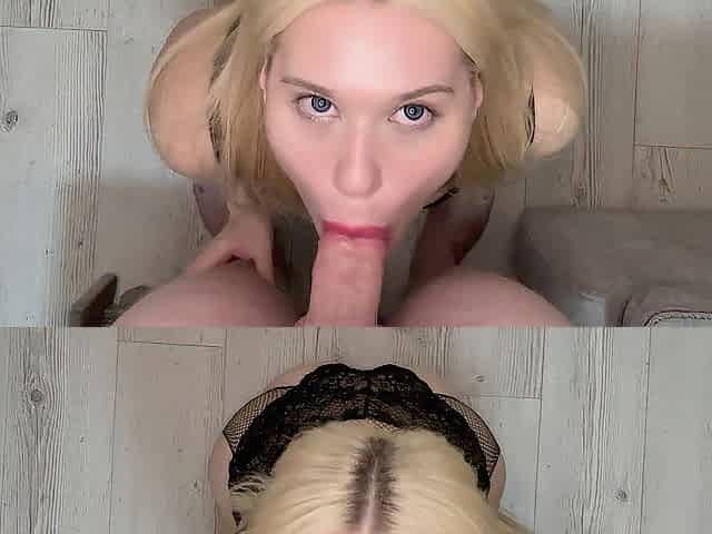 Golden-haired Bombs Lure Dick With Wild Doggy style