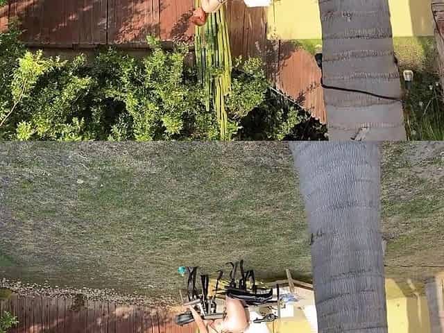 Thick mother I'd like to fuck Stepmom Caught Using Screwing Machine in the Backyard