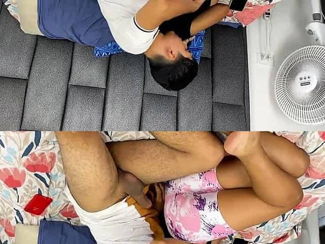 He was masturbating without imagining that he could really
