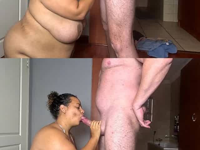 Getting Messy as I Am Getting Fucked Doggystyle While Eating Cake