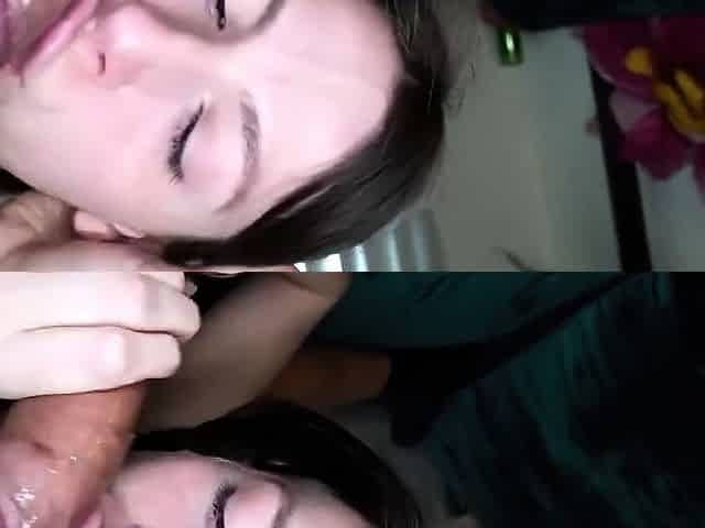 POV Handjob Blowjob cumshot compilation