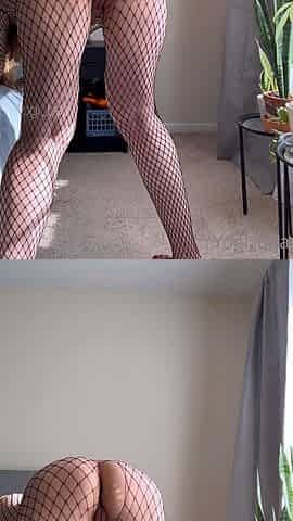 Brunette amateur homemade webcam ass