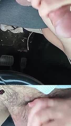 Hot MILF French in a Car Parking Suck Big Cock of a Stranger for Her Husband - Misscreamy
