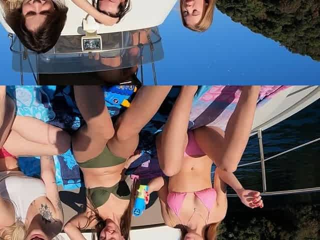 Yacht Nude Sunbathing