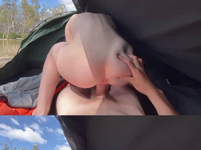 Outdoor Thrills: Juicy Ass Rides in Reverse Cowgirl