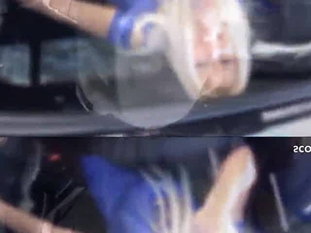German Hitchhiker Teen Blanche Has Cheating Bang in Car