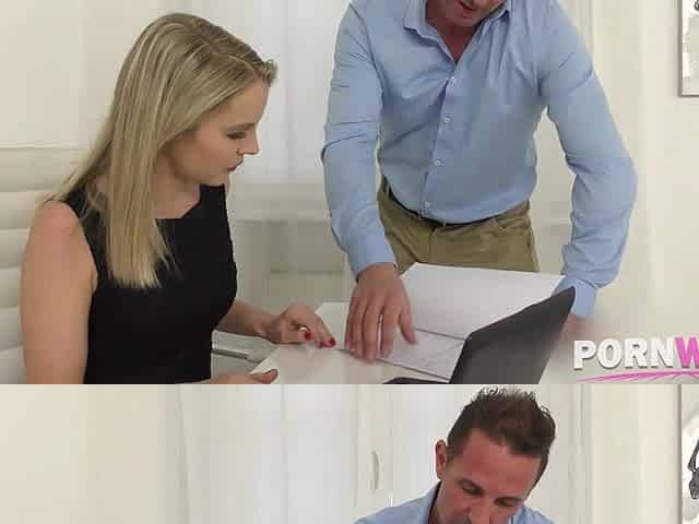 Brazen Blondes Tiffany Tatum And Rose Delight Have a fun Office 3some With Their Well Endowed Boss