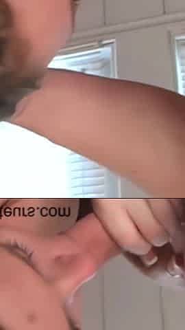 Desperate Amateurs Madasin Angie and Caprice Hot Blowjob Action with Messy Cumshot Facials Sexy First Timers