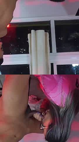 Hot MILF Catches Her Stepson Masturbating and Ends up Giving Him a Blowjob
