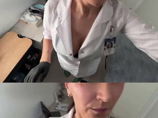 Sexy doctor really walks an extra mile to keep her client satisfied